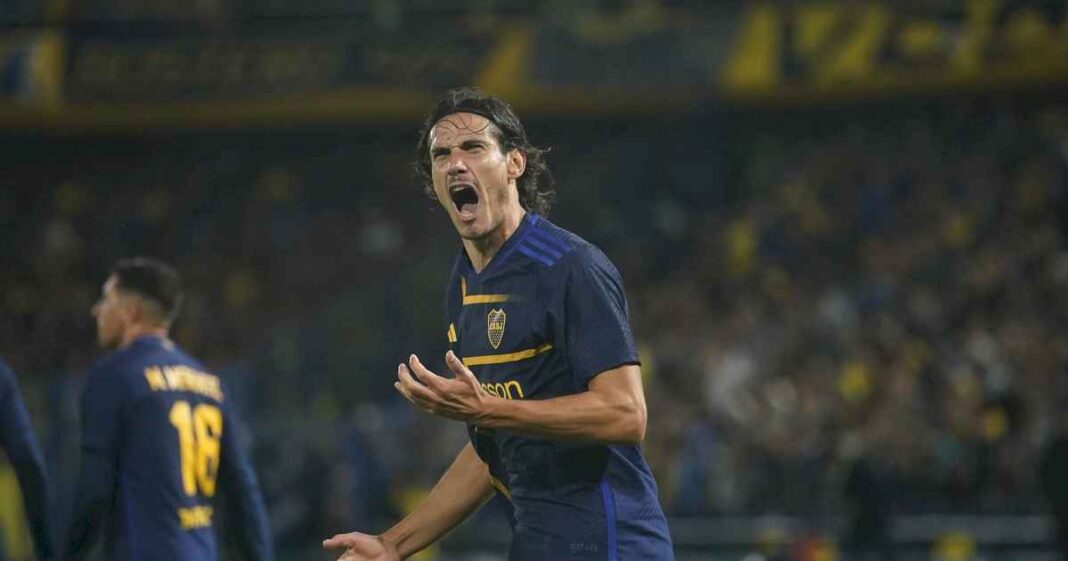 el-golazo-de-edinson-cavani-y-el-travesano-que-paralizo-la-bombonera:-asi-fue-la-clasificacion-de-boca-para-enfrentar-a-river-en-la-copa-de-la-liga