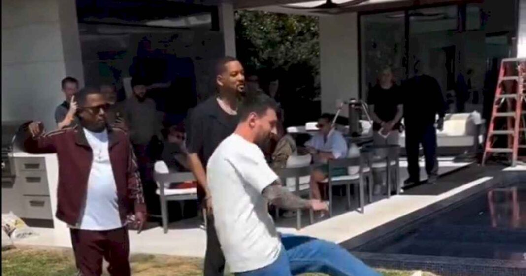 el-detras-de-escena-de-messi-con-will-smith-y-martin-lawrence-en-la-promo-de-bad-boys