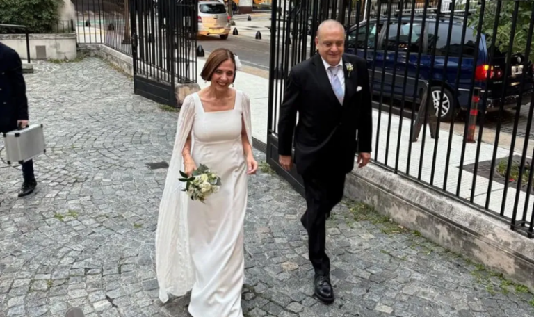 Las fotos de la boda íntima de Silvina Chediek