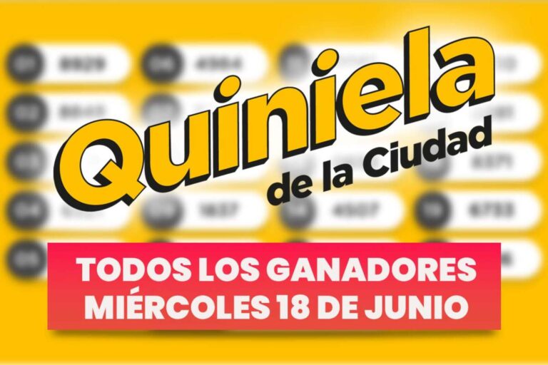 Quiniela Nacional: todos los números ganadores del miércoles 18 de junio