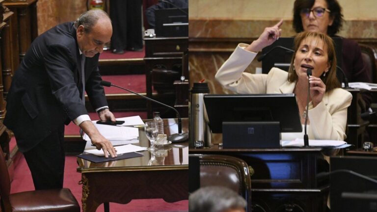 Tras el escándalo en el Senado, Cristina López y Guillermo Francos la siguieron en X: «Rata»