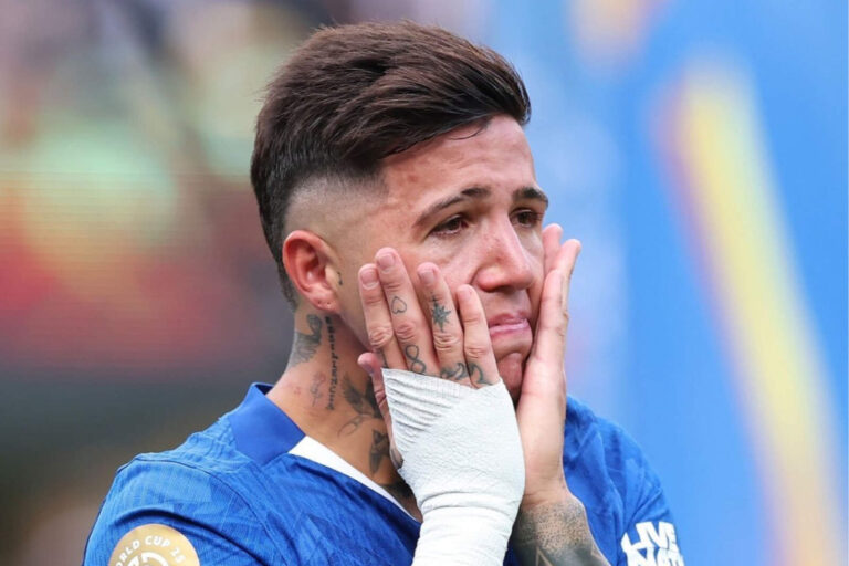 La reacción de Enzo Fernández tras consagrarse campeón del Mundial de Clubes