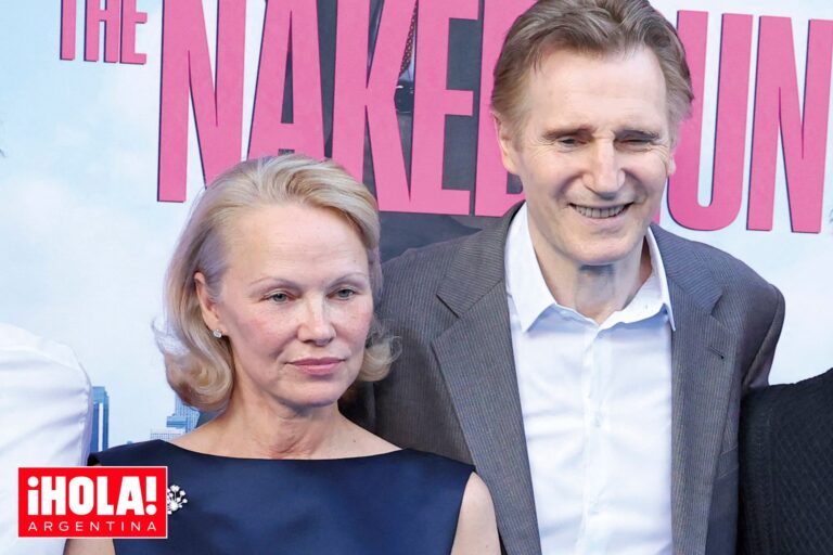 Pamela Anderson y Liam Neeson. Las señales que confirman que el romance va en serio
