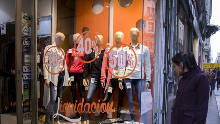 Las ventas minoristas pyme se derrumbaron 5,7% en julio