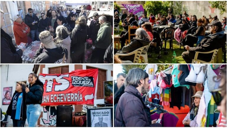 Monte Grande: Nicolás del Caño se encontró con vecinos, feriantes y simpatizantes en una jornada a puro sol