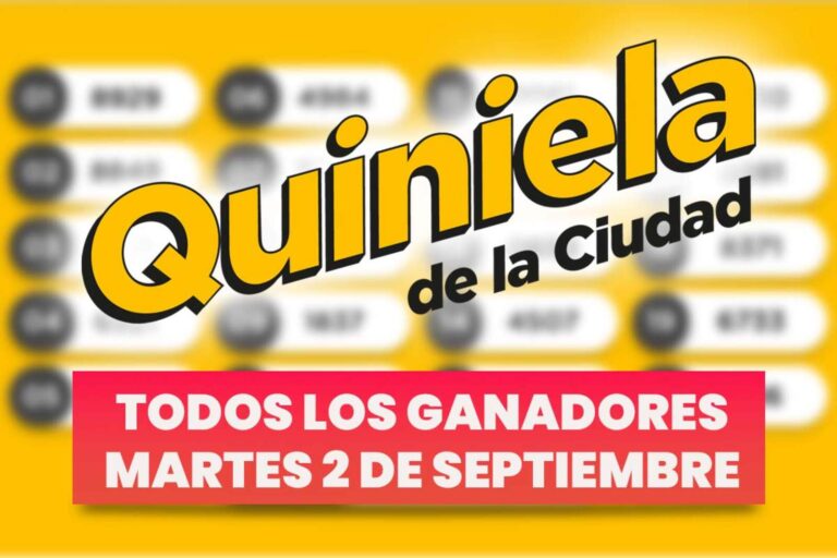 Quiniela Nacional: todos los resultados del martes 2 de septiembre