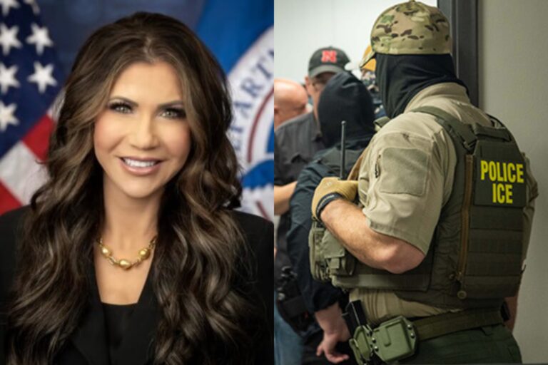 El consejo de Kristi Noem que generó polémica sobre lo que hay que hacer al encontrarse con un agente del ICE