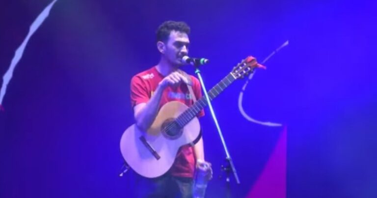 «Somos una provincia montonera y peronista»: un cantante de folklore protestó contra la presencia de Victoria Villarruel en un festival de La Rioja