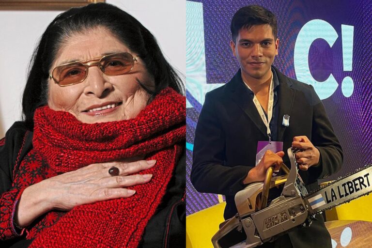 Mercedes Sosa, cantante argentina, en un momento de su carrera artística.