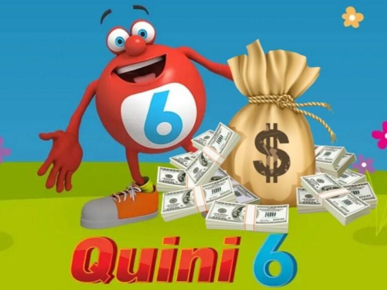Boleto del Quini 6 con los números ganadores