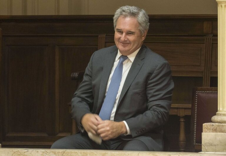 Canciller Pablo Quirno durante declaración sobre Malvinas