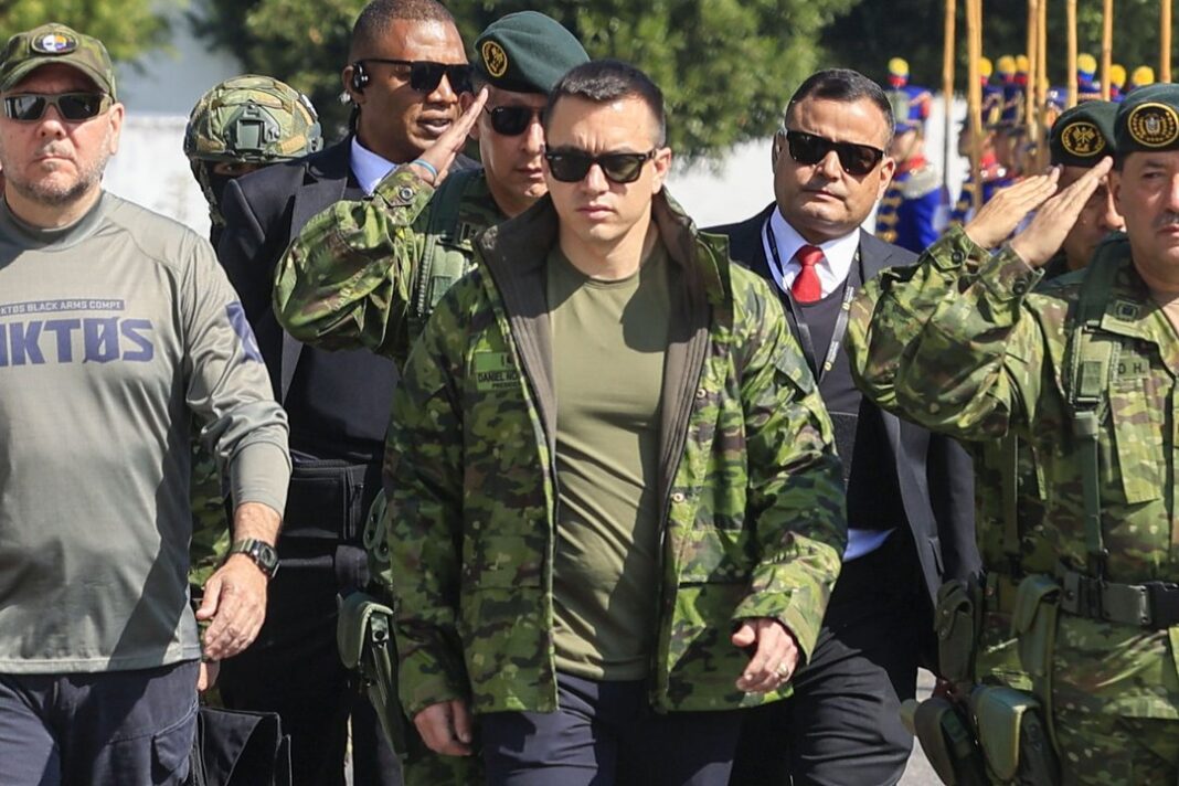 Mapa de Ecuador destacando las nueve provincias bajo estado de excepción.