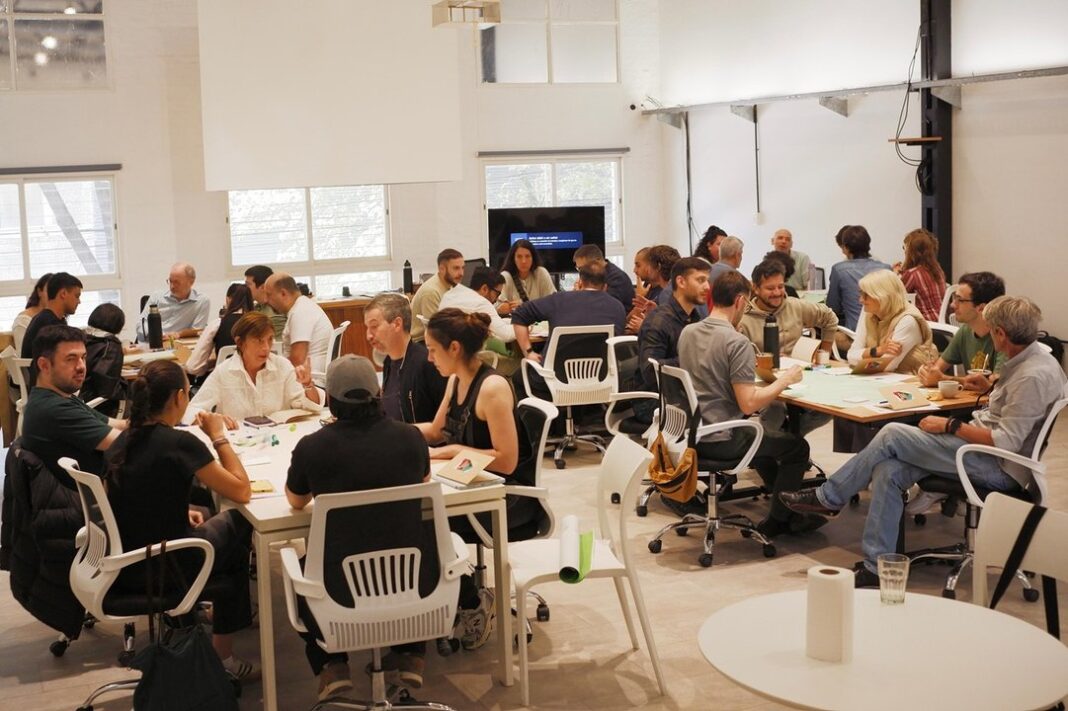 El diputado Maximiliano Ferraro durante la jornada de reflexión 