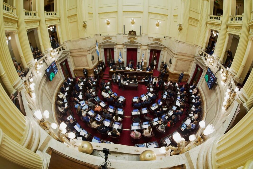 Congreso de la Nación Argentina, sede del debate parlamentario.