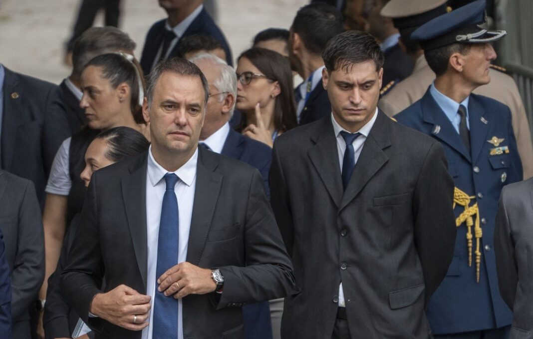 Manuel Adorni, Jefe de Gabinete, en un acto público.