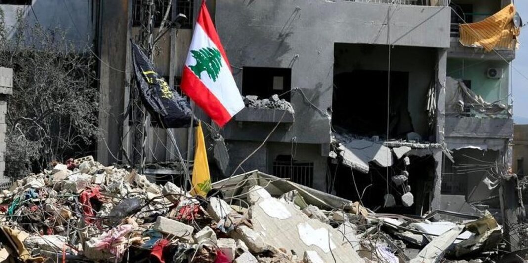 Mapa de la región del sur de Líbano, zona de los reportados incidentes.