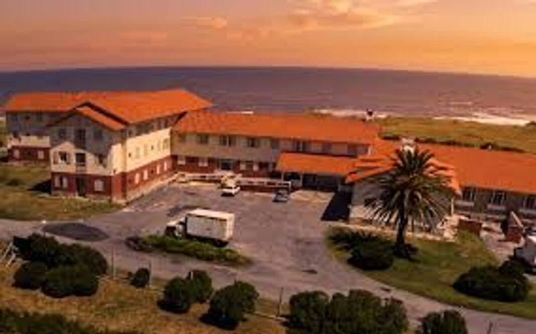 Vista aérea del complejo turístico de Chapadmalal, provincia de Buenos Aires