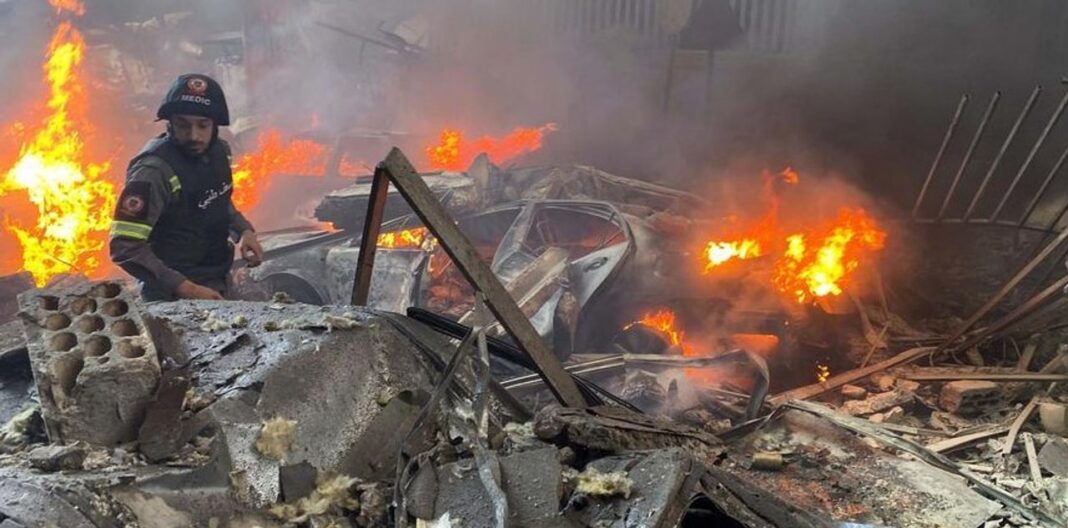 Mapa o imagen referencial de la región de Líbano y la frontera con Israel.