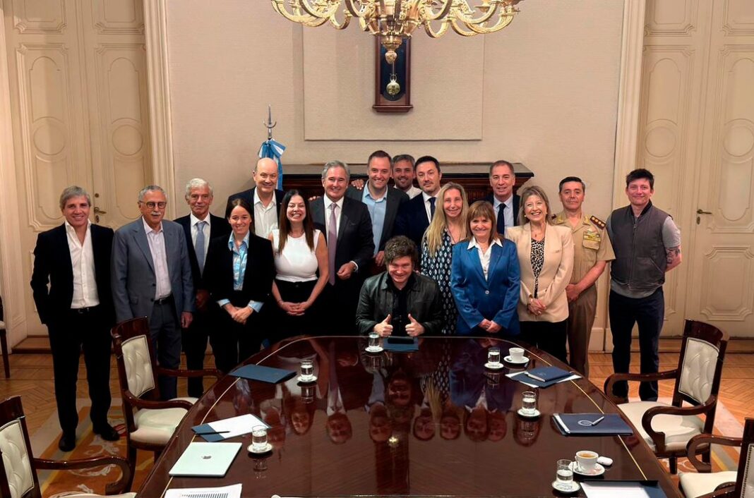 Fachada de la Casa Rosada, sede del Gobierno nacional.