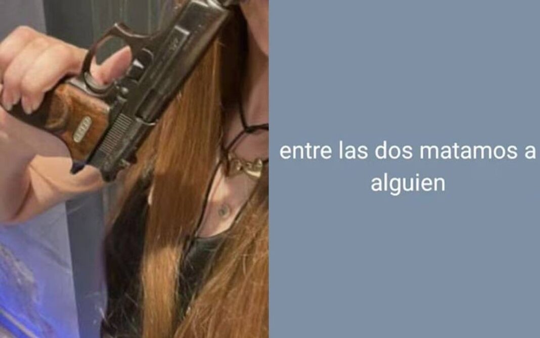 Exterior de una escuela en la ciudad de La Plata