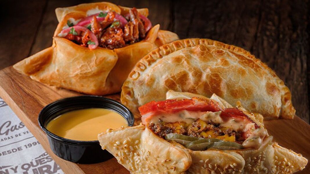Promoción de media docena de empanadas de la cadena Mi Gusto por el Día Internacional de la Empanada