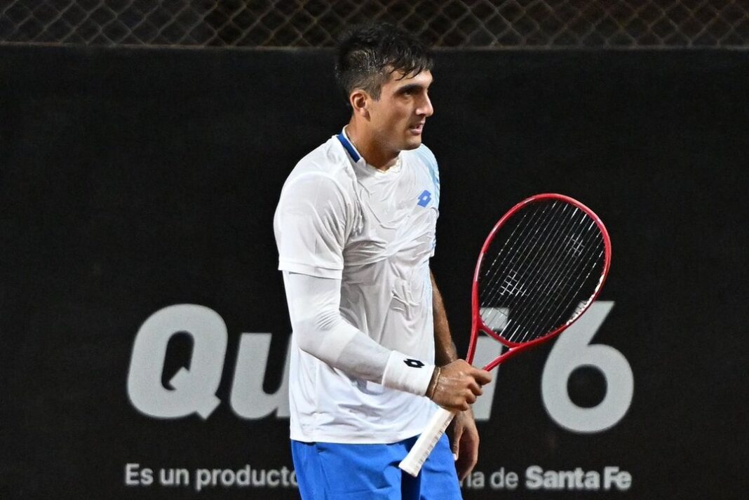 Román Burruchaga celebra su victoria en el torneo ATP de Houston.