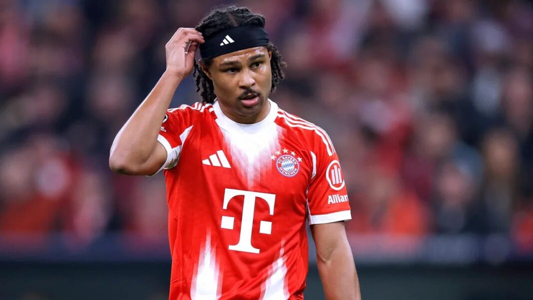 Serge Gnabry, jugador del Bayern Múnich y la selección alemana, en acción.