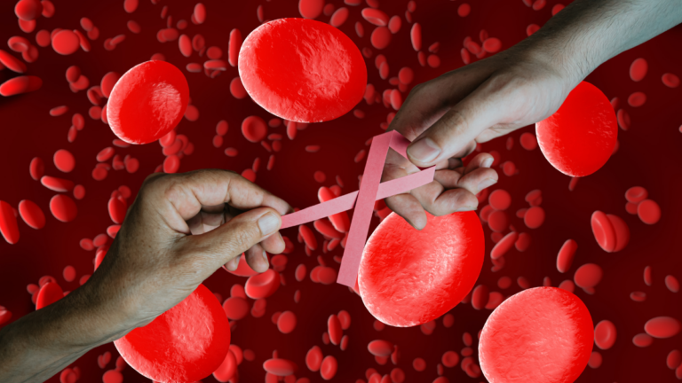 Símbolo de concienciación sobre el cáncer de la sangre