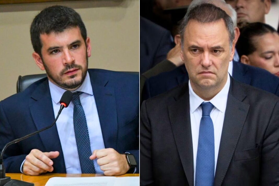 Leonel Chiarella, intendente de Venado Tuerto y presidente de la UCR santafesina, durante una entrevista radial