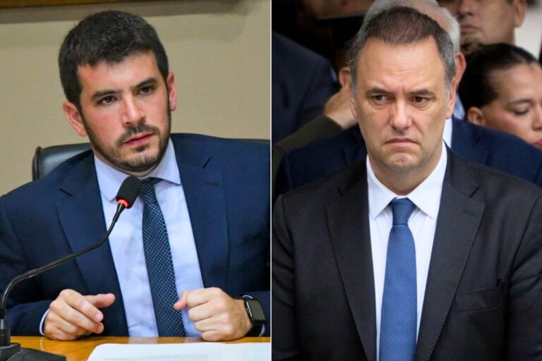 Leonel Chiarella, intendente de Venado Tuerto y presidente de la UCR santafesina, durante una entrevista radial