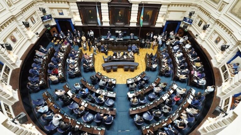 Sesión de la Cámara de Diputados de la provincia de Buenos Aires
