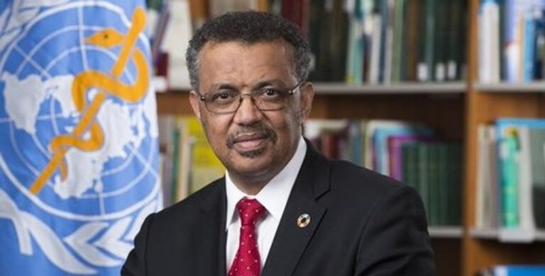 Tedros Adhanom Ghebreyesus, director general de la OMS, en conferencia de prensa