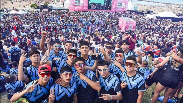 Participantes de los Juegos Bonaerenses en una competencia deportiva