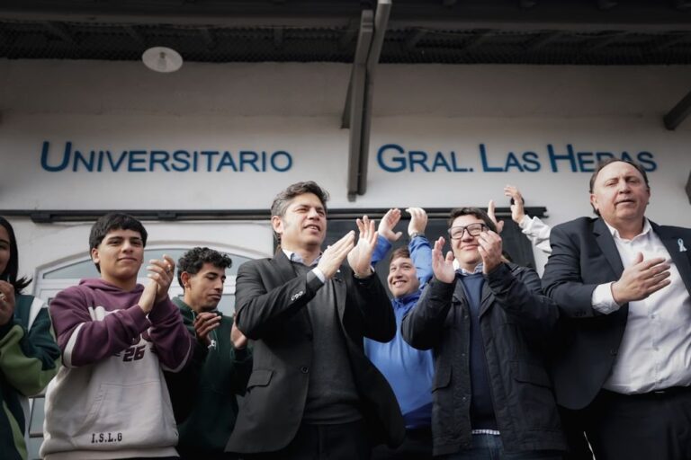 Inauguración de sede universitaria en General Las Heras con autoridades provinciales y municipales