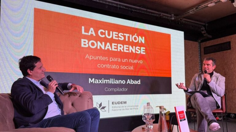 Presentación del libro La Cuestión Bonaerense de Maximiliano Abad en Mar del Plata