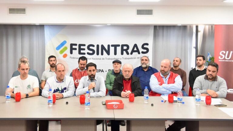 Conferencia de prensa de FESINTRAS en la sede de SUTEPA