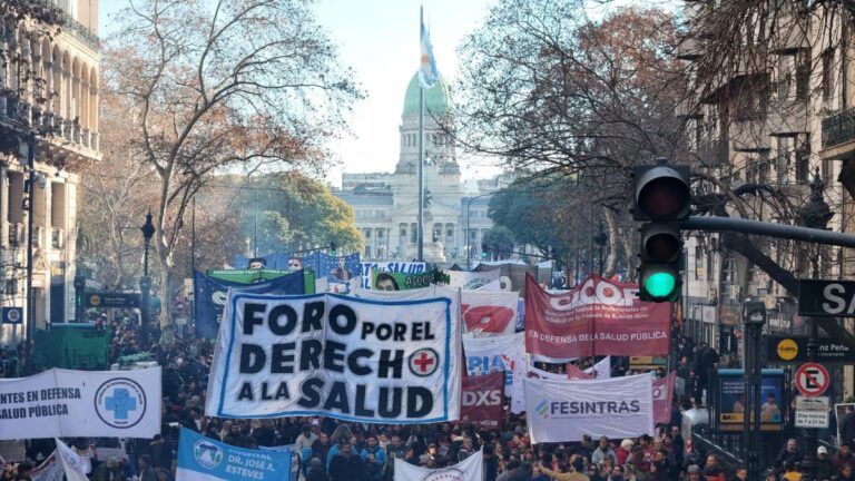 Conferencia de prensa de FESINTRAS sobre paro nacional de salud