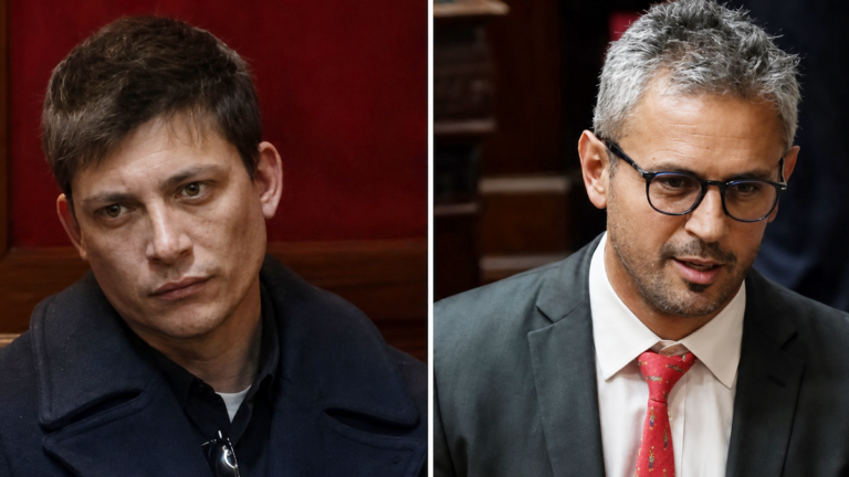 Santiago Caputo y Martín Menem en el gabinete de Javier Milei