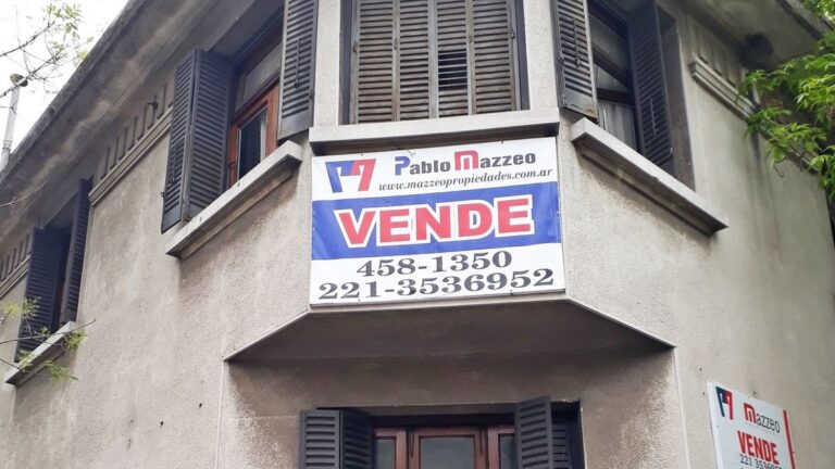 Gráfico de ventas de inmuebles en la provincia de Buenos Aires