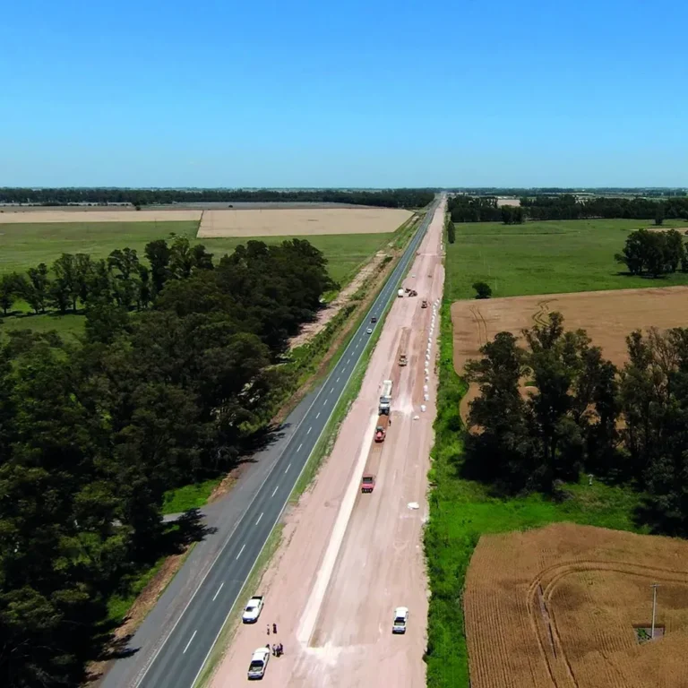 Banquina de ruta provincial en Buenos Aires