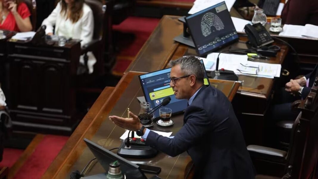 Sesión de la Cámara de Diputados durante la votación del acuerdo con fondos buitre