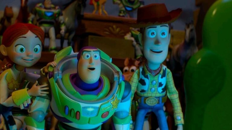 Escena de Toy Story 5 con Woody y Buzz Lightyear