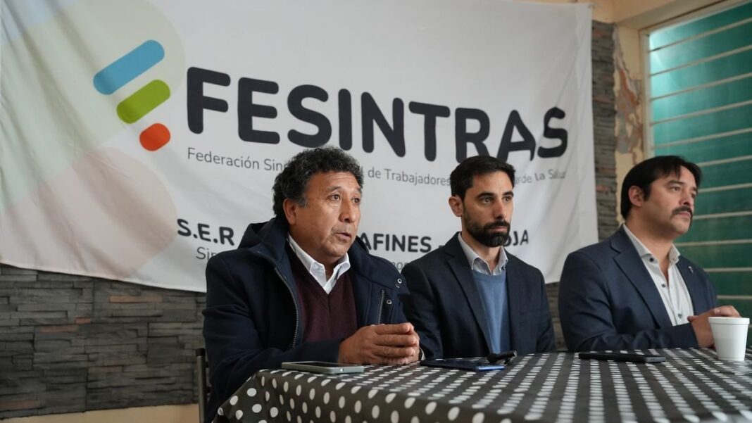 Conferencia de prensa de FESINTRAS y SER Salud en La Rioja