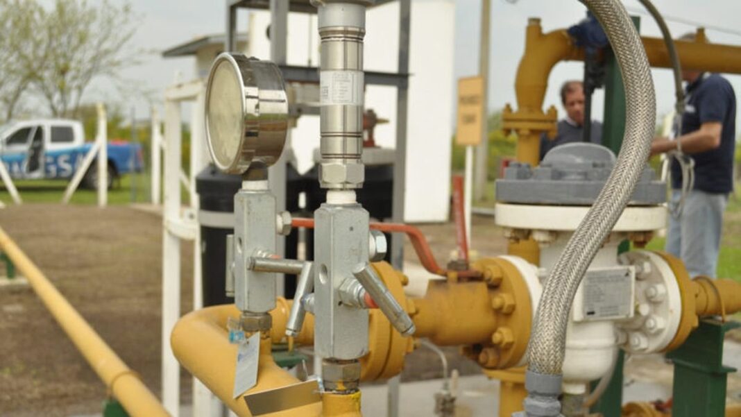 Medidor de gas propano por redes en una vivienda