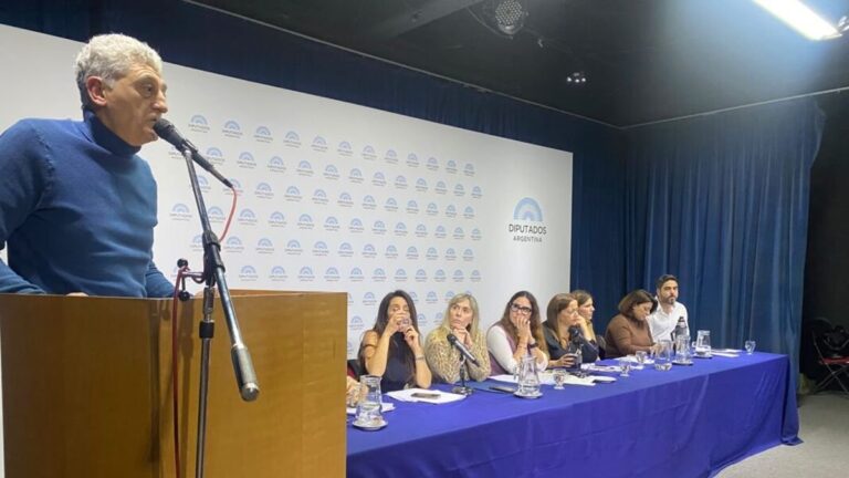 Intendentes bonaerenses en el Congreso Nacional discutiendo sobre el régimen de zona fría