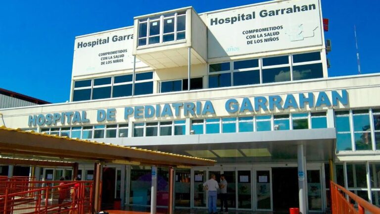Edificio del hospital Garrahan en la Ciudad de Buenos Aires