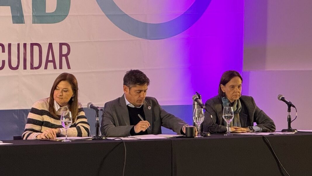 Axel Kicillof durante su discurso en el V Congreso por la Igualdad en Ensenada