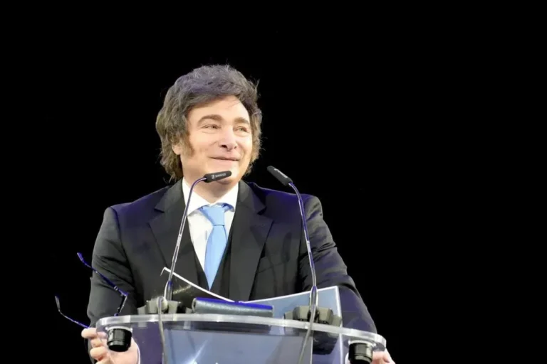 Presidente Javier Milei durante su visita a España