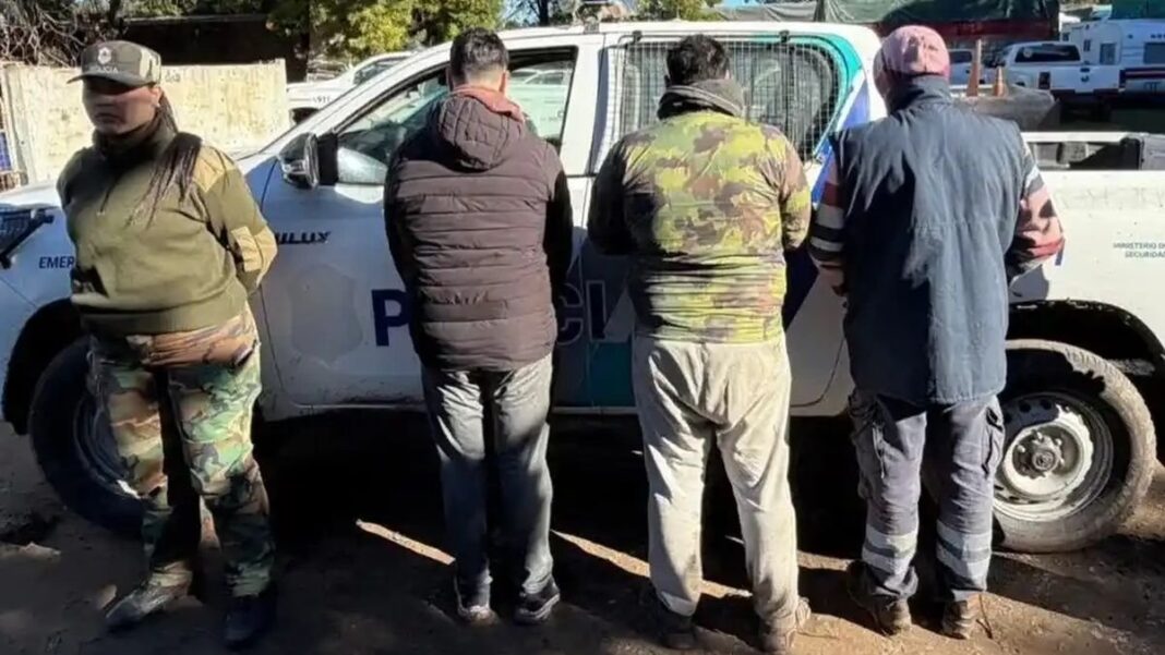 Campo agrícola en Necochea donde fueron detenidos los cazadores furtivos
