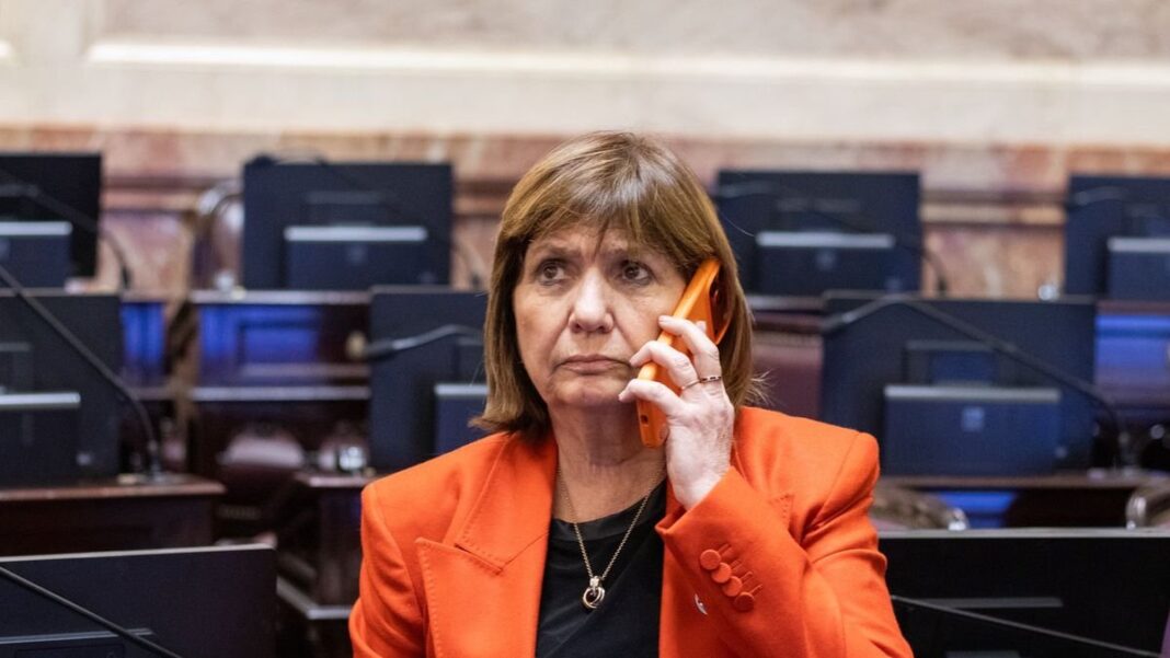 Patricia Bullrich en el Senado